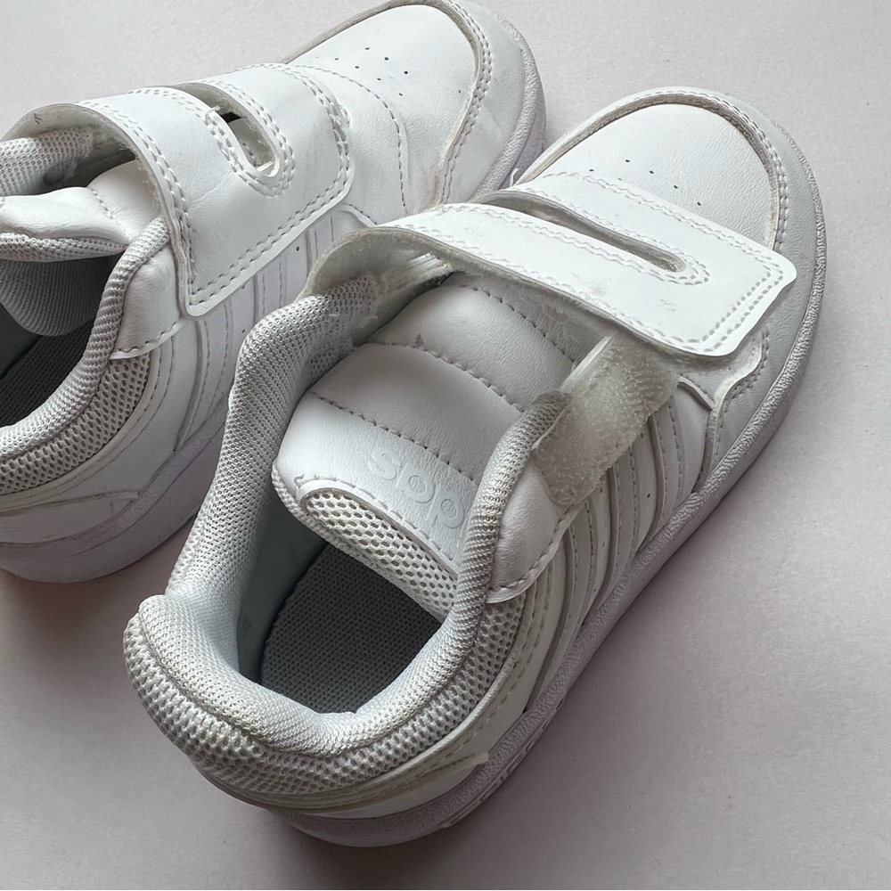 adidas Hoops 3.0 Baby/Toddler Shoes in White Size 10K - Picture 10 of 12
